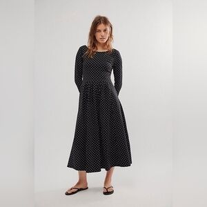 Free People Two Timin Midi Dress
